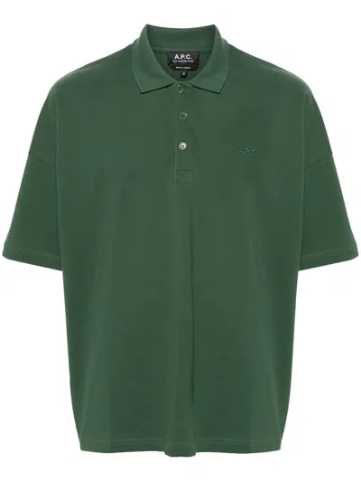 Apc A.p.c. T-shirts And Polos Green