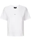 Apc A.p.c. T-shirt Boxy Micro Logo Gots In White