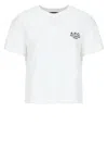 Apc A.p.c. Rue Madame Heavy Cotton Boxy T-shirt In White