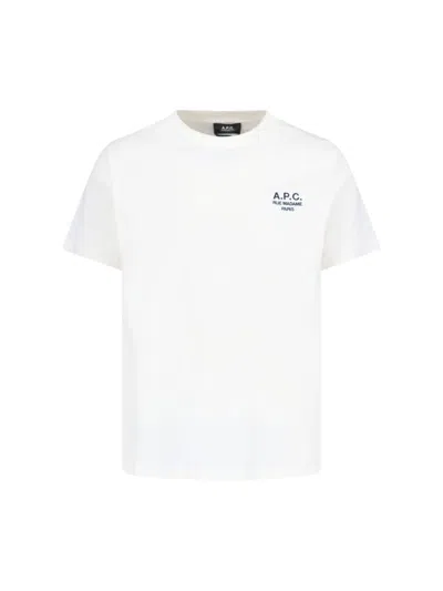 Apc A.p.c. T-shirts And Polos In White