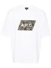APC A.P.C. T-SHIRTS AND POLOS WHITE