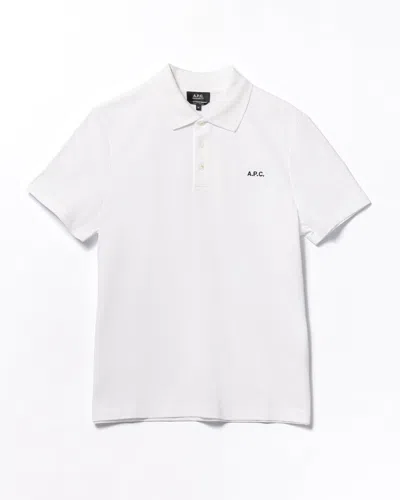 Apc A.p.c. T Shirts And Polos White In Blue