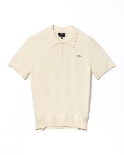 APC A.P.C. T SHIRTS AND POLOS WHITE
