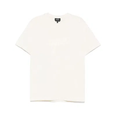 Apc A.p.c. T-shirts In Beige