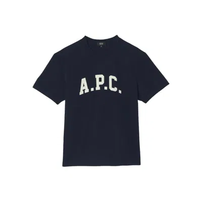 Apc A.p.c. T-shirts In Blue