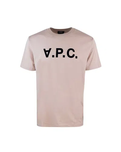 Apc A.p.c. T-shirts In Rose