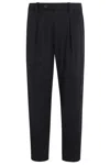 Apc Tailored Pants With Renato Pattern In Black