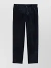 Apc Tailored Trousers With Functional Pockets And Belt Loops In Blue