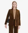 Apc Taly Jacket 36 Khaki In Brown