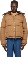 Apc Sophie Padded Jacket In Bac Dk Beige