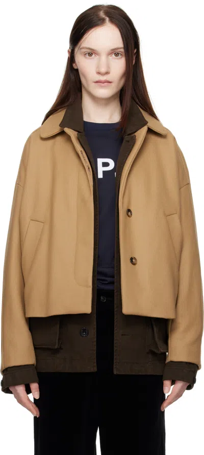 APC TAN BECCA JACKET