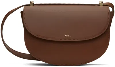 Apc Tan Genève Bag In Cad Noisette
