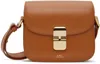 Shop Apc Tan Grace Mini Bag In Cap Cinnamon