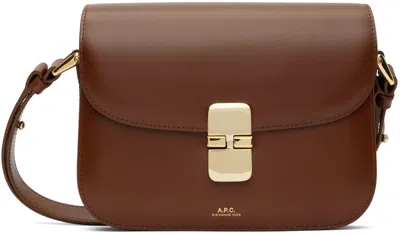 Apc Tan Grace Small Bag In Cad Noisette