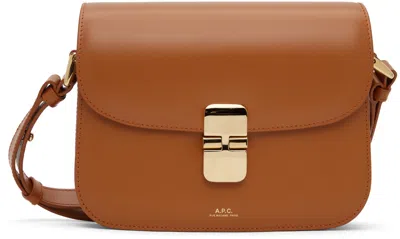 Apc Tan Grace Small Bag In Cap Cinnamon