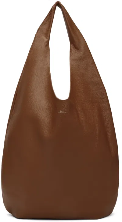 Apc Tan 'le Neige' Bag In Brown