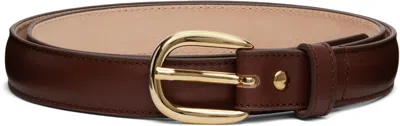 Apc Tan Rosette Belt