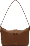 Apc Tan Vera Shoulder Bag In Brown