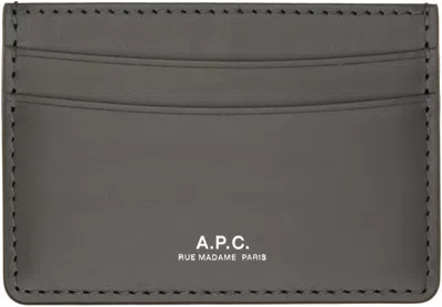 Apc Taupe André Card Holder