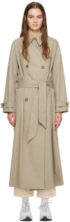 APC TAUPE LOUISE TRENCH COAT