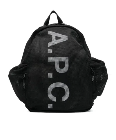 Apc A.p.c. Tech Rebound Backpack In Black