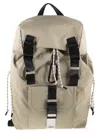 A.p.c. Technical Nylon Backpack With Flap Closure In Blue