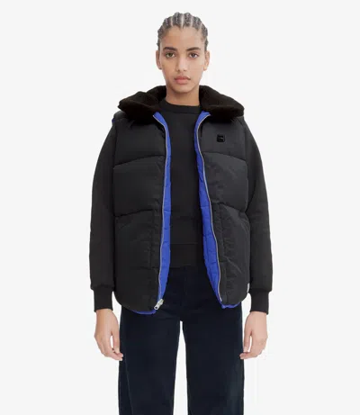 Apc Teddy Puffer Jacket (w) Xl Blue