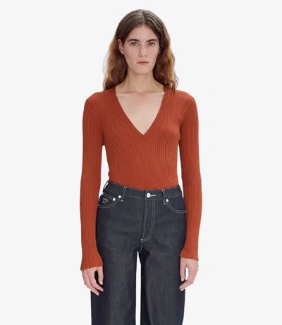 A.p.c. Terracotta In Brown