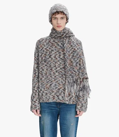 Apc Terry Sweater Xl Heather Gray
