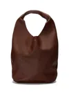 Apc A.p.c. Textured Brown Leather Shoulder Bag