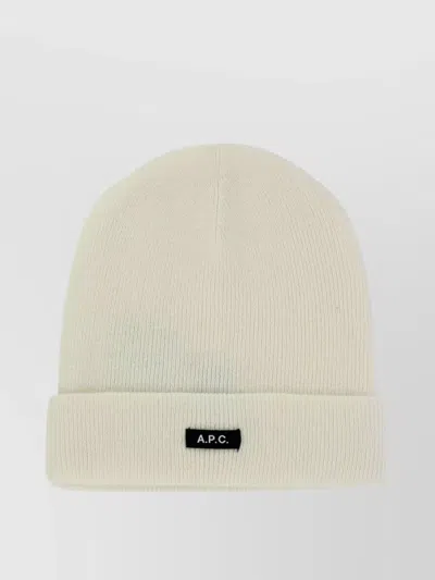 APC TEXTURED FALL BEANIE WITH BRIM