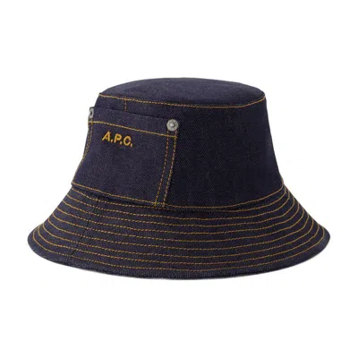 Apc A.p.c. Thais Bucket Hat In Blue