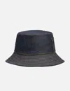 Apc Contrast Stitching Bucket Hat In Blue