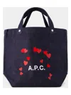 Apc Thais Mini Blondie Shopper Bag In Blue