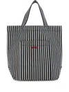 Apc Printed Denim Thais Shopping Bag In Blue