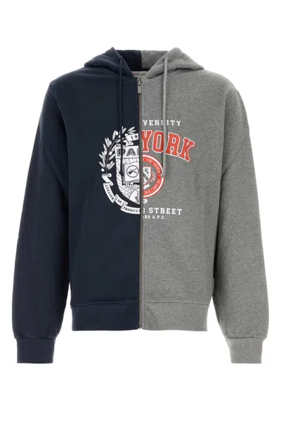 APC A.P.C. THE SPLIT CREST ZIP-UP HOODIE MARC JACOBS