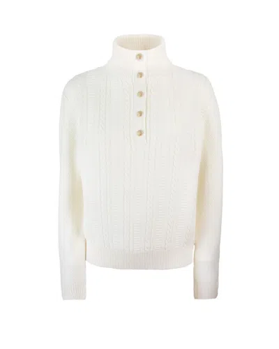 APC THEA ECRU PULLOVER SWEATER