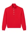 A.p.c. Thea Red Pullover Sweater In Red