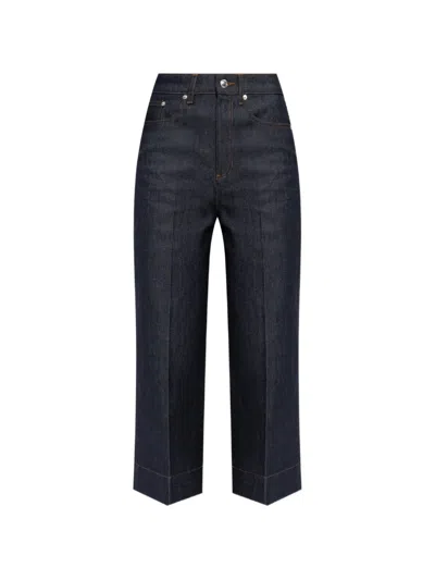 A.p.c. Thelma Jeans Cropped Wide-leg Jeans In Multi