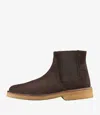 Apc Gray Theodore Chelsea Boots In Cae - Dark Chestnut Brown