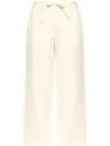 Apc Tie-fastening Trousers In Neutrals