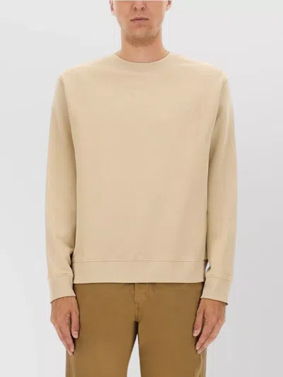 APC TIMELESS CREWNECK SWEATER WITH RIBBED DETAILS