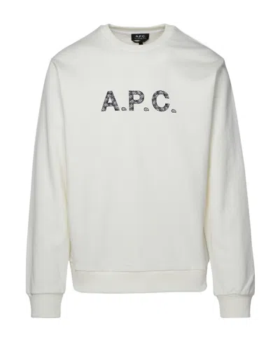 APC A.P.C. LOGO PRINTED CREWNECK SWEATSHIRT