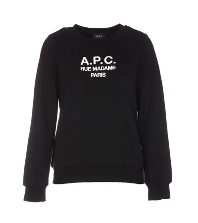 Apc Tina Sweatshirt In Black