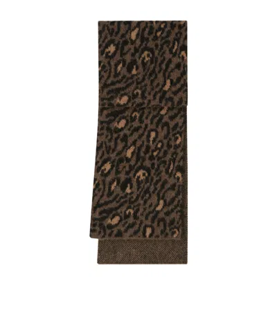Apc A.p.c. Tom Scarf In Chestnut Brown