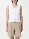 Apc Off-white Buttoned Tank Top In White