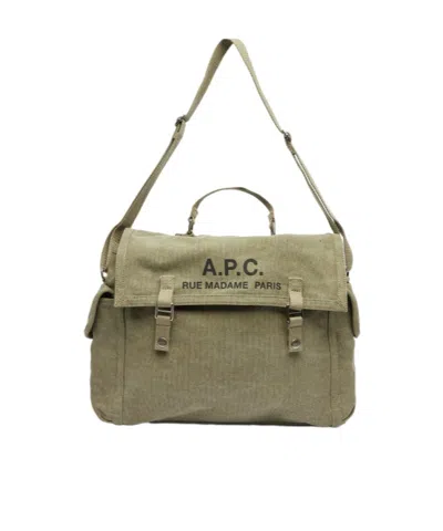 A.P.C. A.P.C. RECUPERATION FOLDOVER MESSENGER BAG