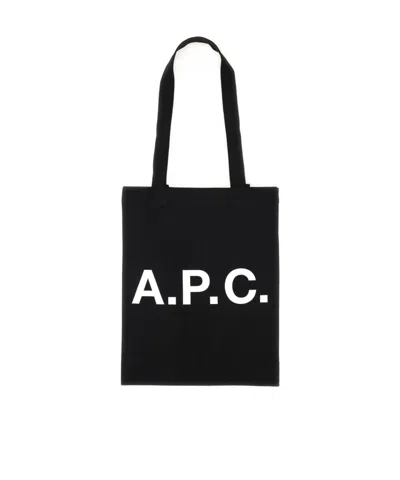 Apc A.p.c. Top Handle Tote Bag In Black