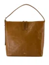 Apc Top-handle Zip Shoulder Bag In Brown