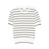 Apc Striped-pattern T-shirt In Multi